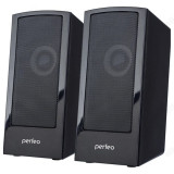 Акустика 2.0, 6W, (2х3 Вт), Perfeo "CALIBR" USB, черная