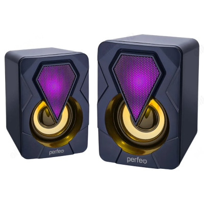 Акустика 2.0, 2х3 Вт, Perfeo 