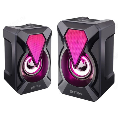 Акустика 2.0, 2х3 Вт, Perfeo 