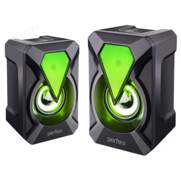 Акустика 2.0, 2х3 Вт, Perfeo 