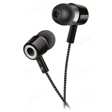 Наушники проводные вкладыши Perfeo MILD PF_A4482 черн/сер