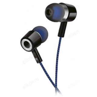 Наушники проводные вкладыши Perfeo MILD PF_A4483 чёрн/син