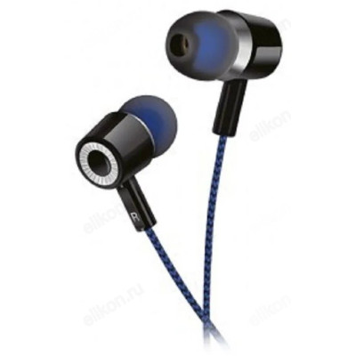 Наушники проводные вкладыши Perfeo MILD PF_A4483 чёрн/син