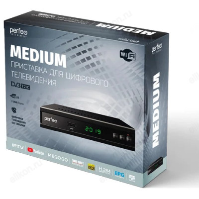 Антенный приемник Perfeo DVB-T2/C MEDIUM-2