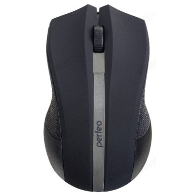 Мышь Perfeo беспроводная VERTEX чёрная серебро-1