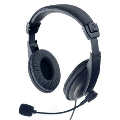 Проводные наушники Perfeo 4TALK, черный