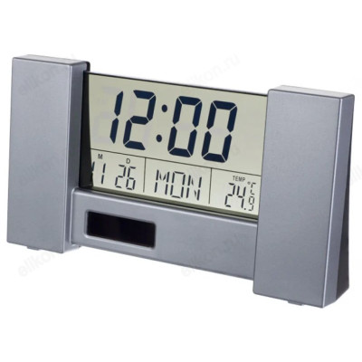 Часы-будильник Perfeo City PF-S2056 серебро-1