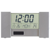 Часы-будильник Perfeo City PF-S2056 серебро