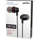 Наушники проводные Perfeo Iron, черный