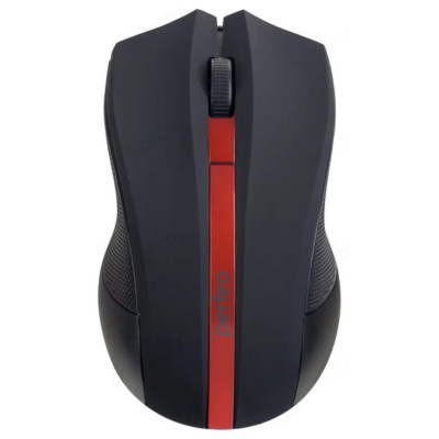 Мышь Perfeo беспроводная VERTEX чёрный красный-2