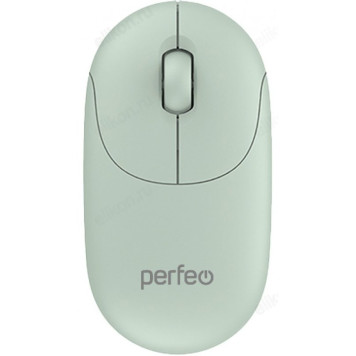 Мышь Perfeo оптическая  SLIM зеленая-1