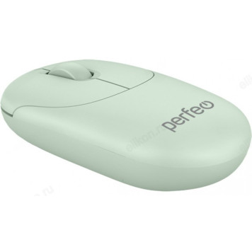 Мышь Perfeo оптическая  SLIM зеленая-2