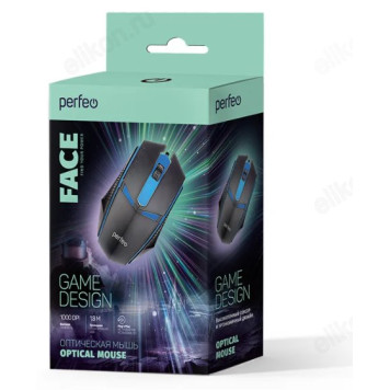 Мышь Perfeo оптическая FACE GAME DESIGN-1