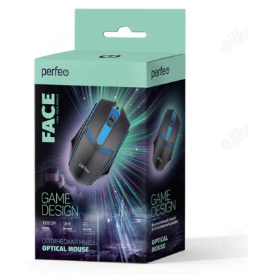 Мышь Perfeo оптическая FACE GAME DESIGN-2