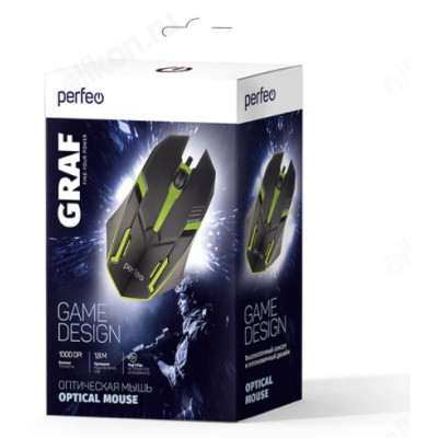 Мышь Perfeo оптическая GRAF GAME DESIGN-2