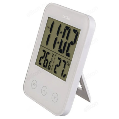 Часы-метеостанция Perfeo Touch PF-S681, пластик, белые-1