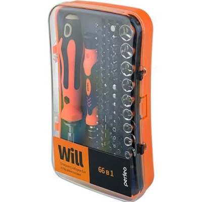 Отвертка с набором бит Perfeo PF_A4877-2