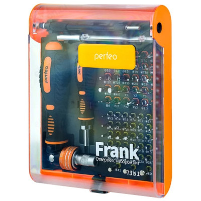 Отвертка с набором бит PERFEO Frank PF_A4879