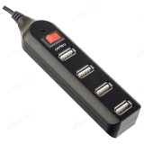 Концентратор PERFEO PF-HYD-6001H черный