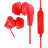 Гарнитура Perfeo ALPHA внутриканальные красные