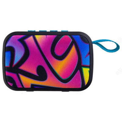 Портативная акустика Perfeo Zens 4973, граффити