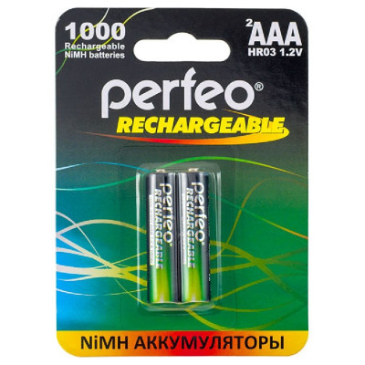 Аккумулятор Perfeo ААА 1000, 1,2 V 1000 mAh-1