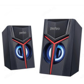 Акустика 2.0, 6W, Perfeo "TRIAL" USB, LED Акустика 2.0, 6W, Perfeo "TRIAL" USB, LED