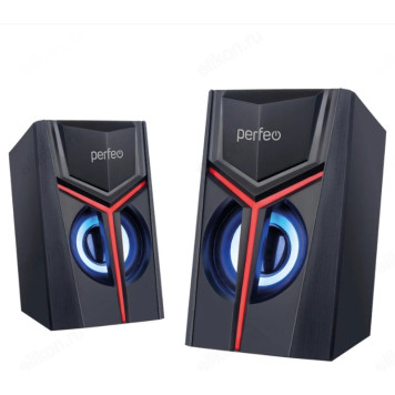 Акустика 2.0, 2х3 Вт, Perfeo 