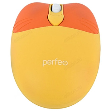 Мышь беспроводная Perfeo "KITTY" Silent Click PF_B3404 жёлт-3