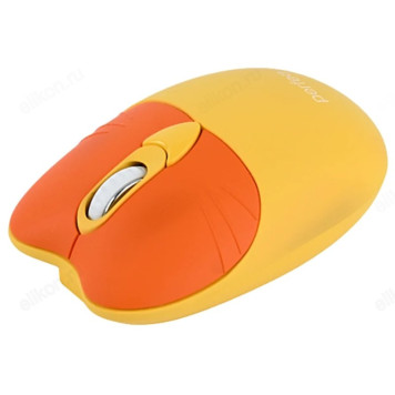 Мышь беспроводная Perfeo "KITTY" Silent Click PF_B3404 жёлт