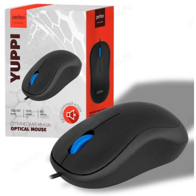 Мышь Perfeo оптическая YUPPI PF_B3413 чёрн.