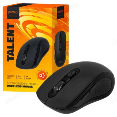 Мышь беспроводная Perfeo "TALENT" PF_B3418 чёрн.