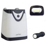 Фонарь кемпинг Perfeo " Tent Ray" , PL-903, 2*3W, COB, 150LM, 2*3*AAA, 3 в 1 кемпинг+ручной+налобный