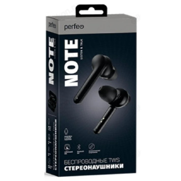 Беспроводные наушники Perfeo Note, черный-2