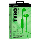 Гарнитура Perfeo TYRO внутриканальные, беспроводные, зеленые Гарнитура Perfeo TYRO внутриканальные, беспроводные, зеленые