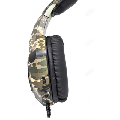 Проводные наушники Perfeo Retiarius PF_B4180, камуфляж-7