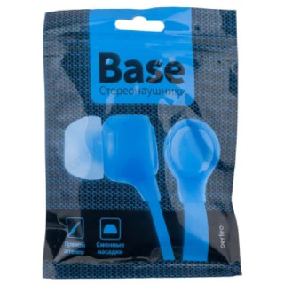 Наушники проводные Perfeo Base PF-BAS-TRQ, голубой