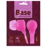 Наушники PERFEO BASE розовые