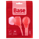 Наушники PERFEO BASE красные