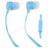 Гарнитура проводная вкладыши Perfeo HANDY голубой AZR