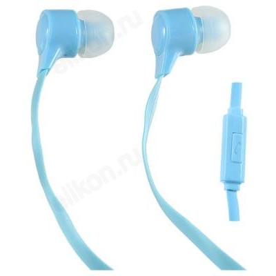 Проводные наушники Perfeo Handy, голубой