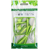 Гарнитура проводная вкладыши Perfeo HANDY зеленый LME