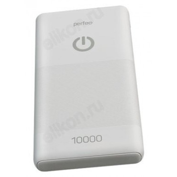 Power Bank 10000 Perfeo SPLASH, 10 000 мАч, белый-2