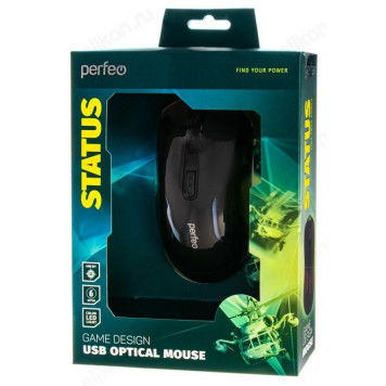 Мышь Perfeo оптическая STATUS-2
