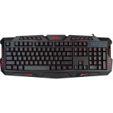 Клавиатура игровая Perfeo "SKIN", Multimedia, GAME DESIGN, подсветка, USB, чёрный