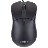 Мышь Perfeo оптическая "ONE", 3 кн, DPI 1000, USB, черн.