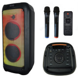 Акустика Bluetooth 35W Perfeo "Power Box 35 Flame" + 2 беспроводных микрофона