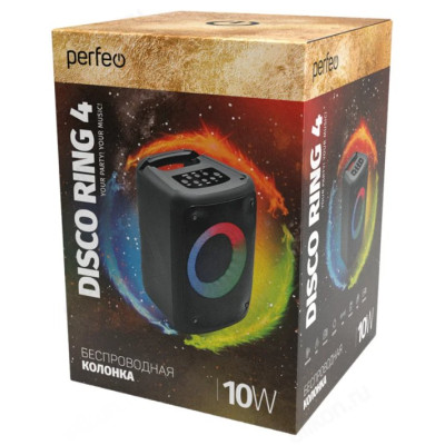 Акустика Bluetooth  10W Perfeo  DISCO RING 4-2