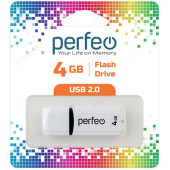 Память USB 4GB Perfeo C02 white Память USB 4GB Perfeo C02 white