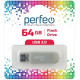Память USB  64GB Perfeo C03 Gray
